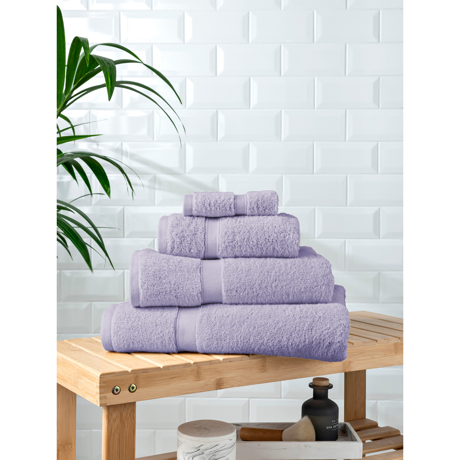 George Lilac Super Soft Cotton Towel & Bath Mat Range
