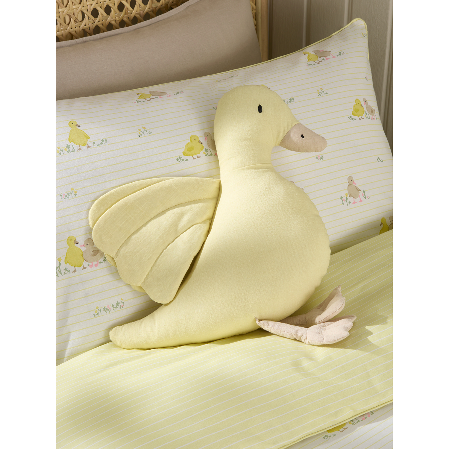 George Yellow Stacey Solomon Duck-Shaped Cushion