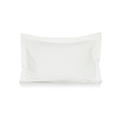 George White Plain Oxford Pillowcase Pair - White