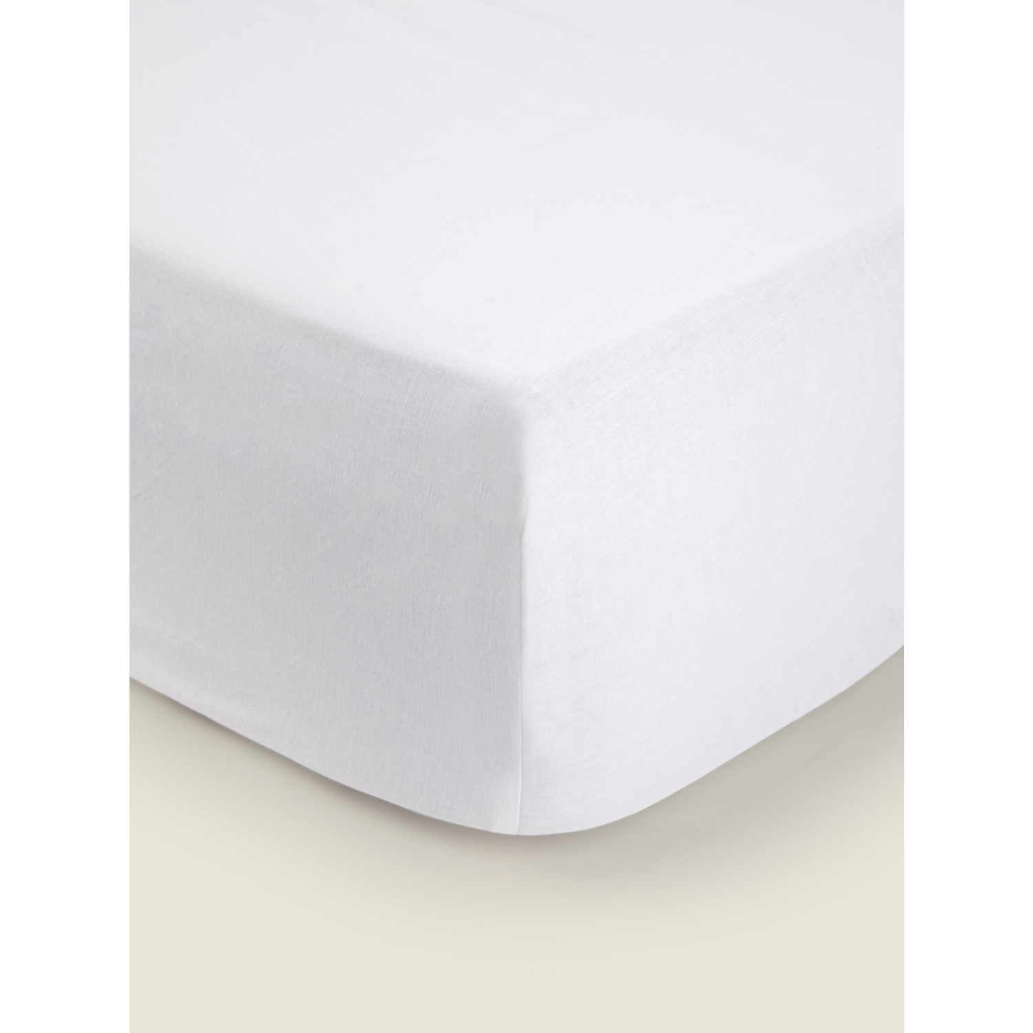 George White Plain Cotton Rich Fitted Sheet