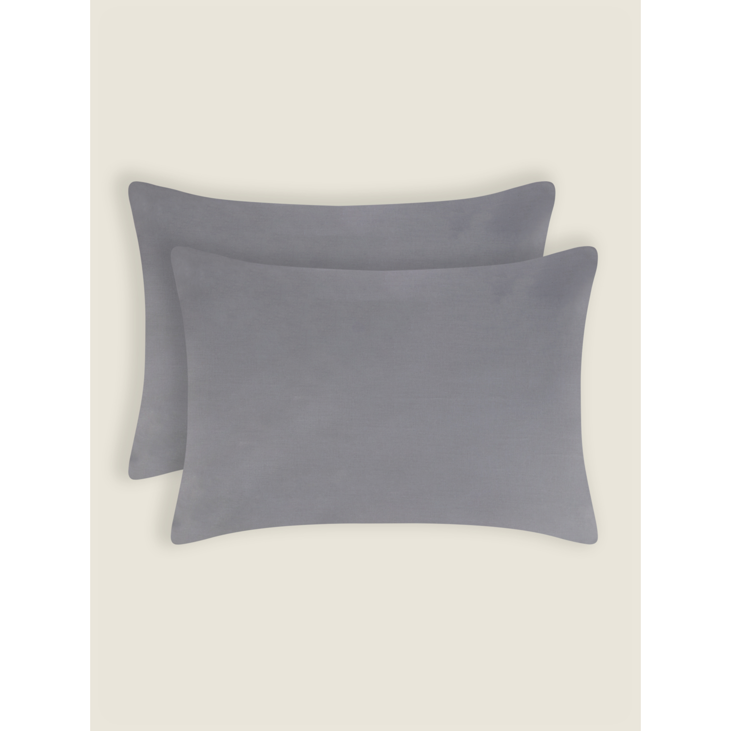 George Grey Plain Cotton Rich Pillowcase Pair