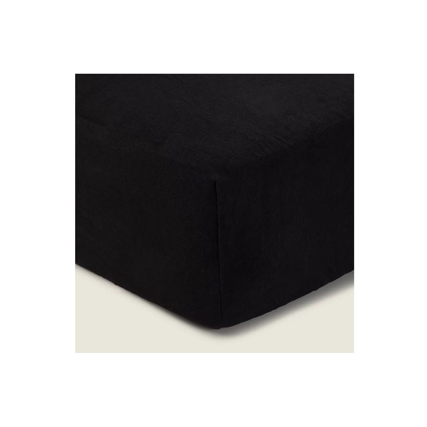 George Black Plain Cotton Rich Fitted Sheet