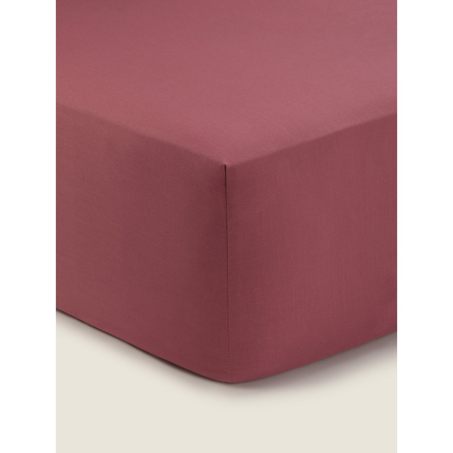 George Pink Plain Cotton Rich Fitted Sheet