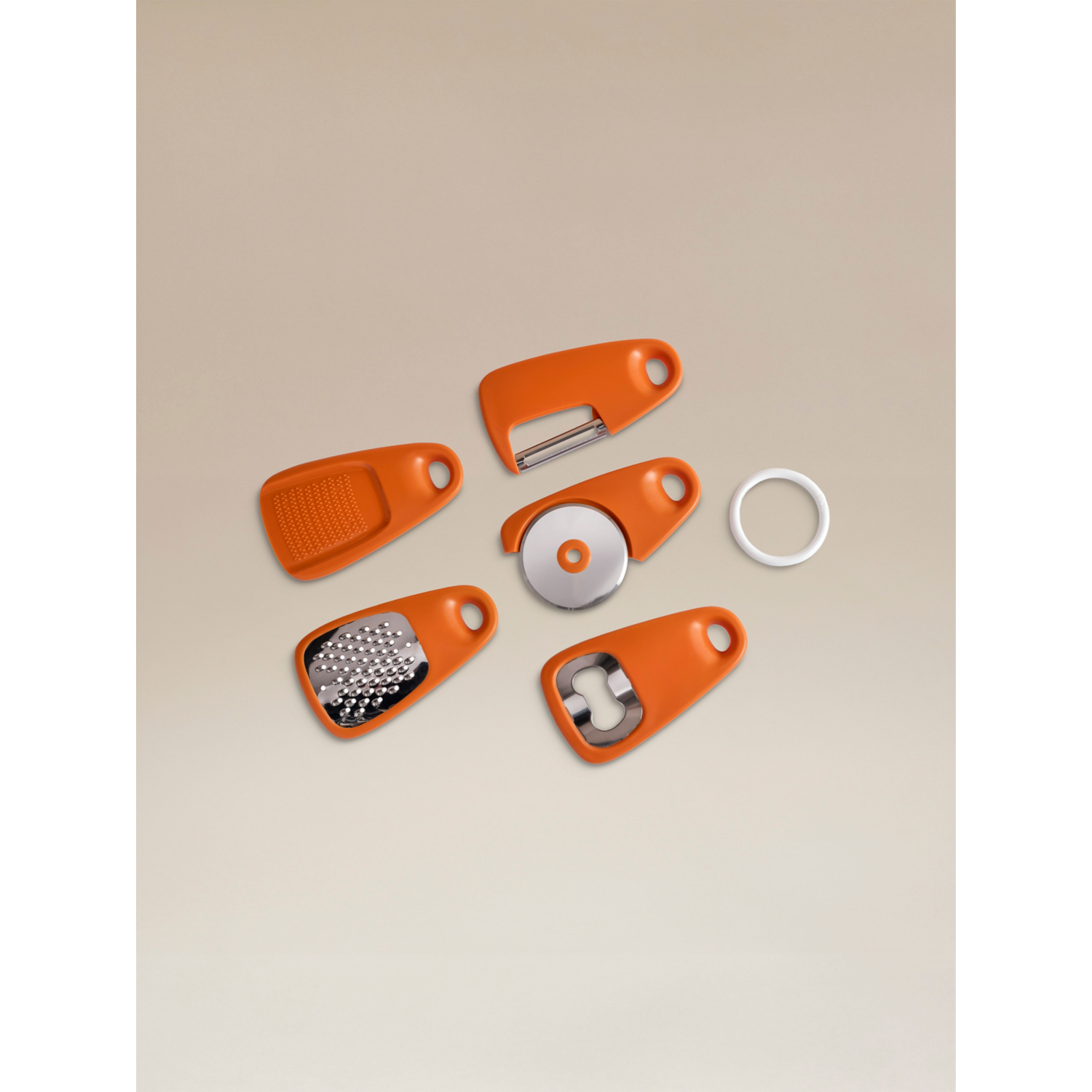 George Orange Xplor 5 In 1 Utensil Set