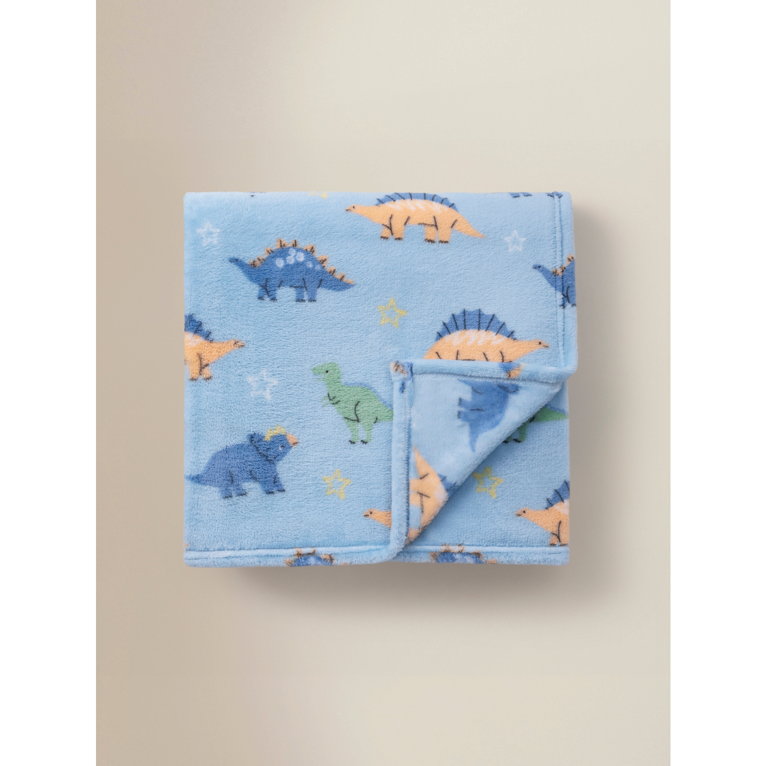 George Blue Dinosaur Fleece Blanket - 120 X 150Cm