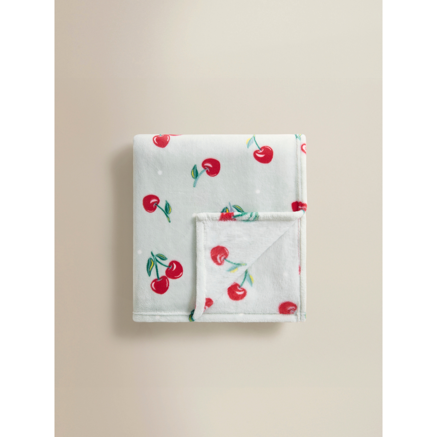 George Green Cherry Fleece Blanket- 120Cm X 150Cm