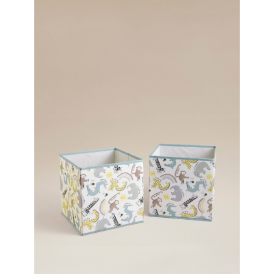 George Multi Safari Storage Cube - Set Of Size 2