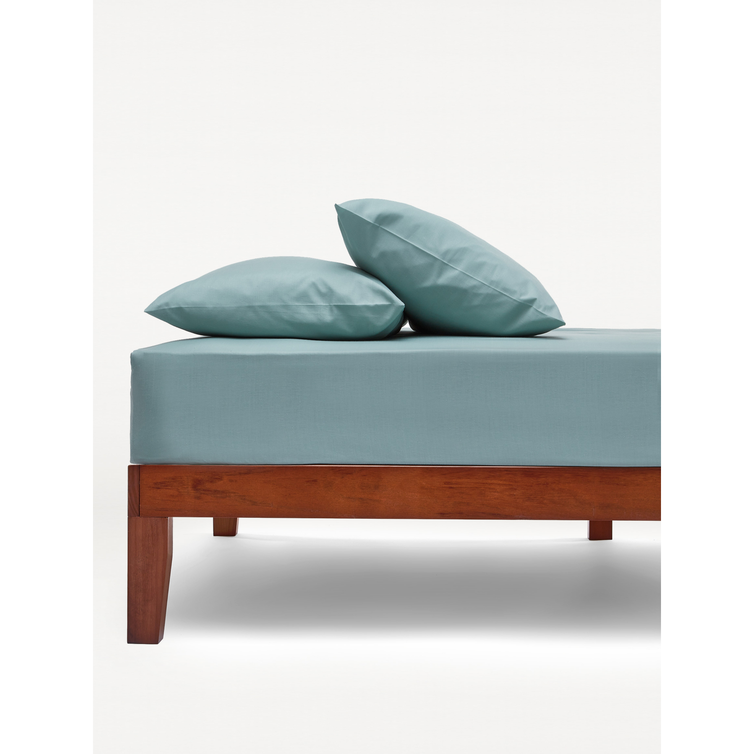 George Sage Green Plain Fitted Sheet