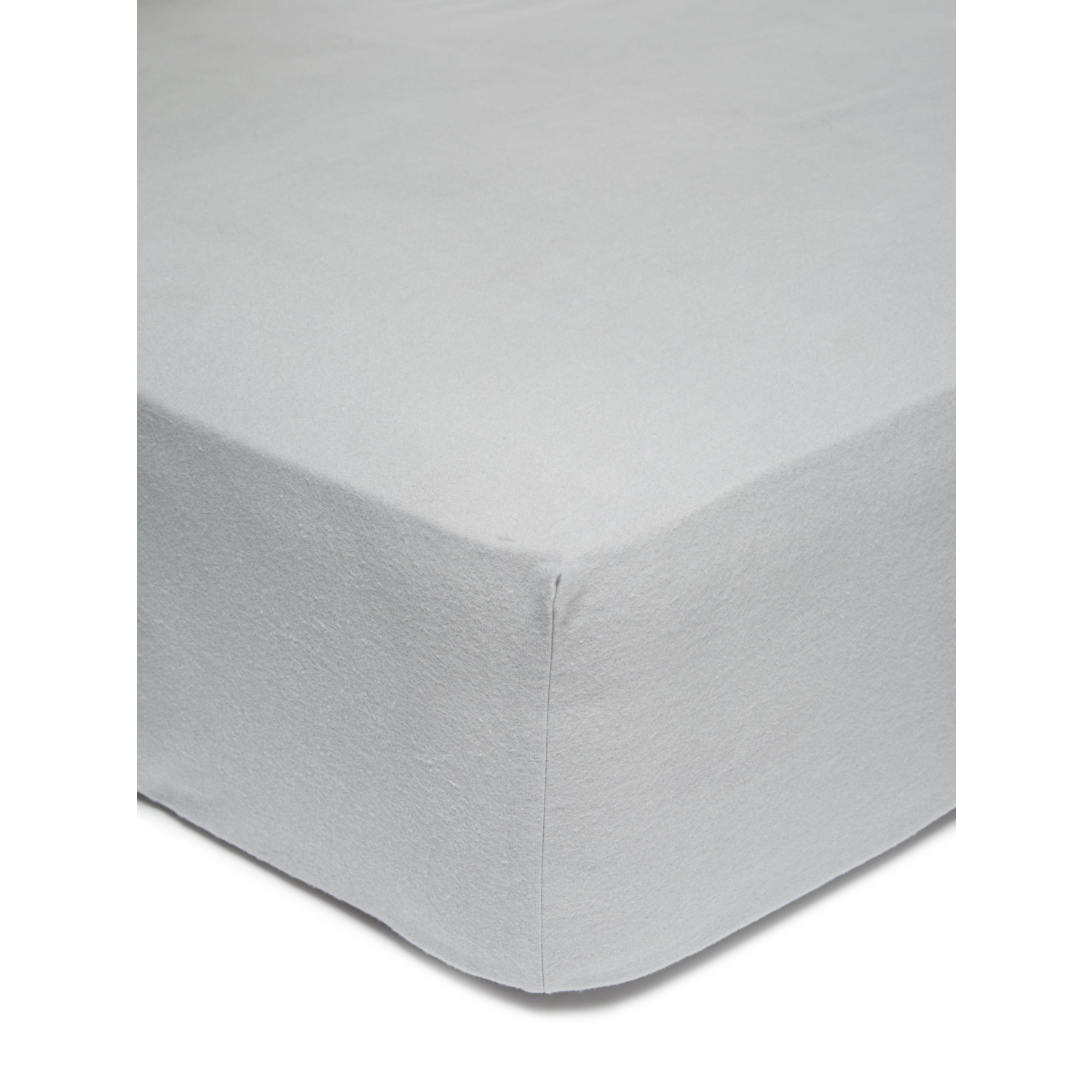 George Grey Deep Brushed Cotton Plain Fitted Sheet