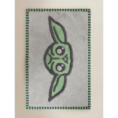 George Star Wars Grogu Grey Bath Mat