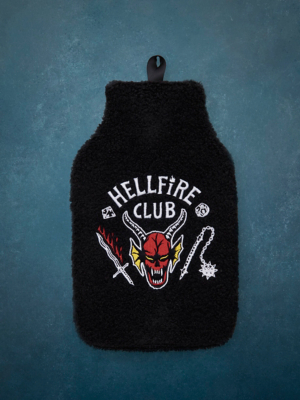 Black Stranger Things Hot Water Bottle 2L