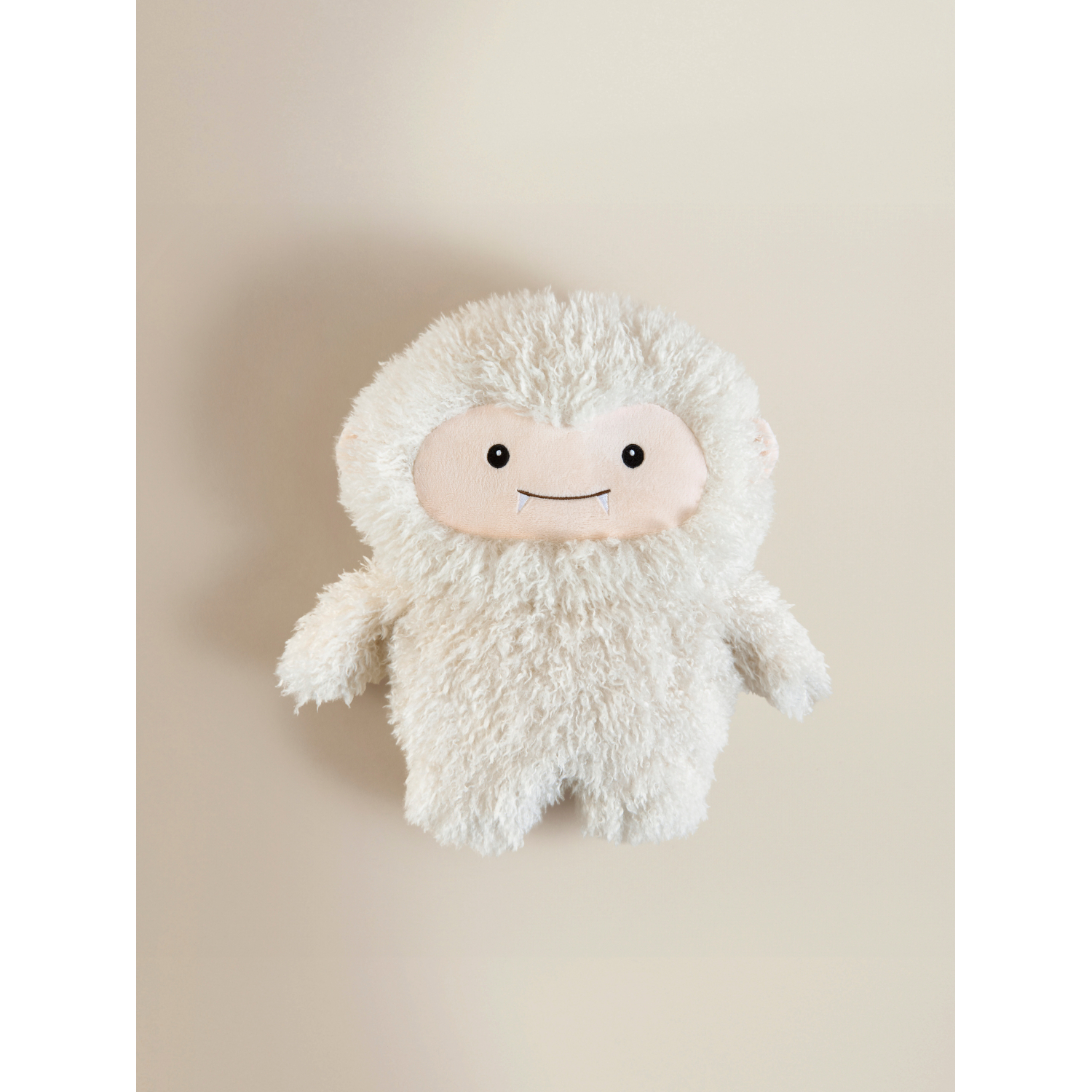 George Cream Yeti Fluffy 3D-Shaped Cushion