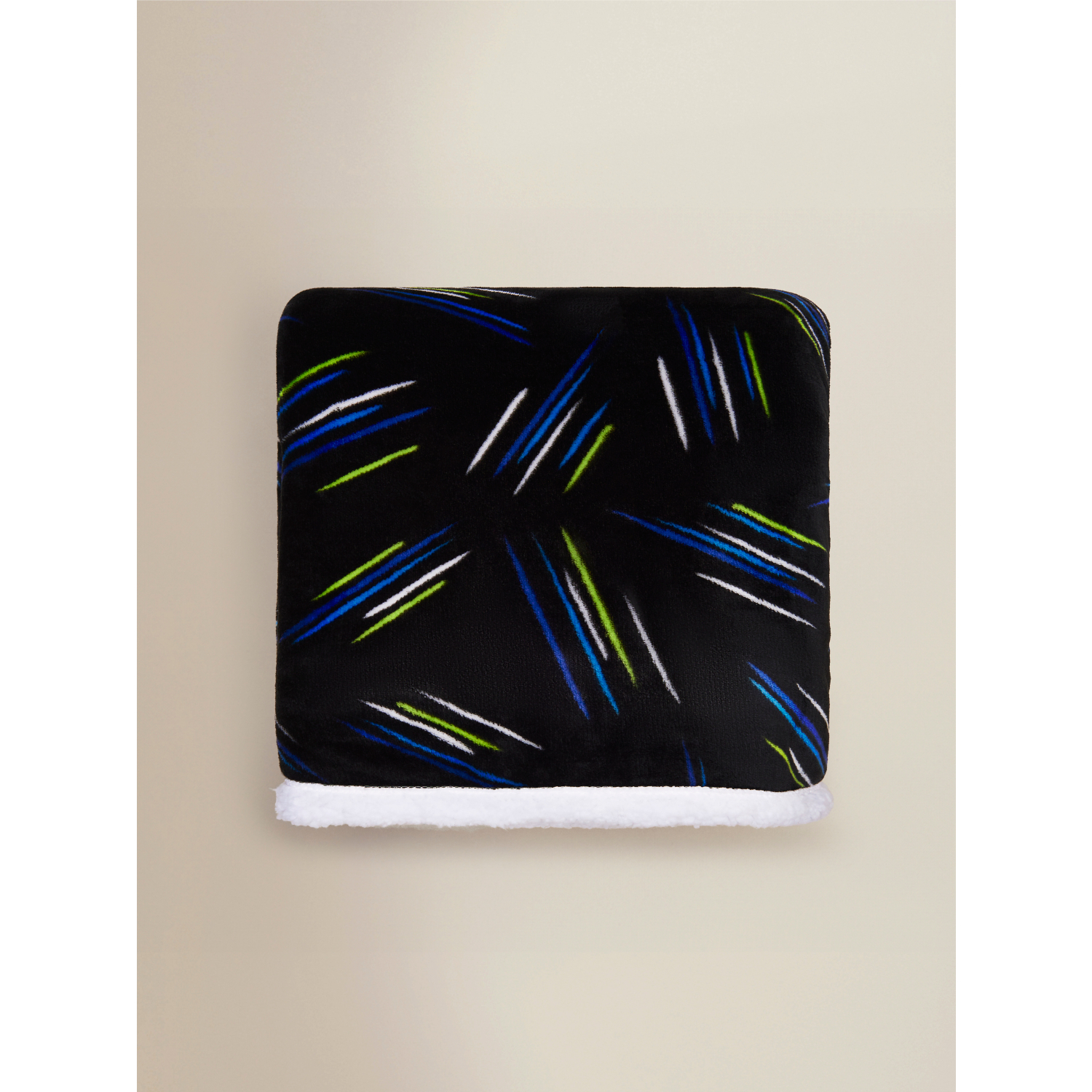 George Black Gaming Sherpa Blanket - 120Cm X 150Cm