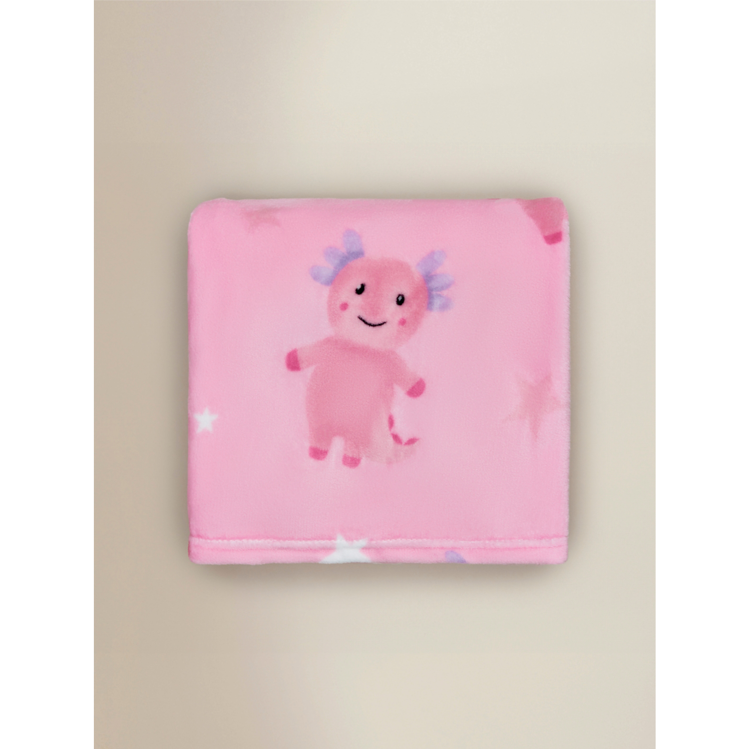 George Pink Axolotl Fleece Blanket - 120Cm X 150Cm