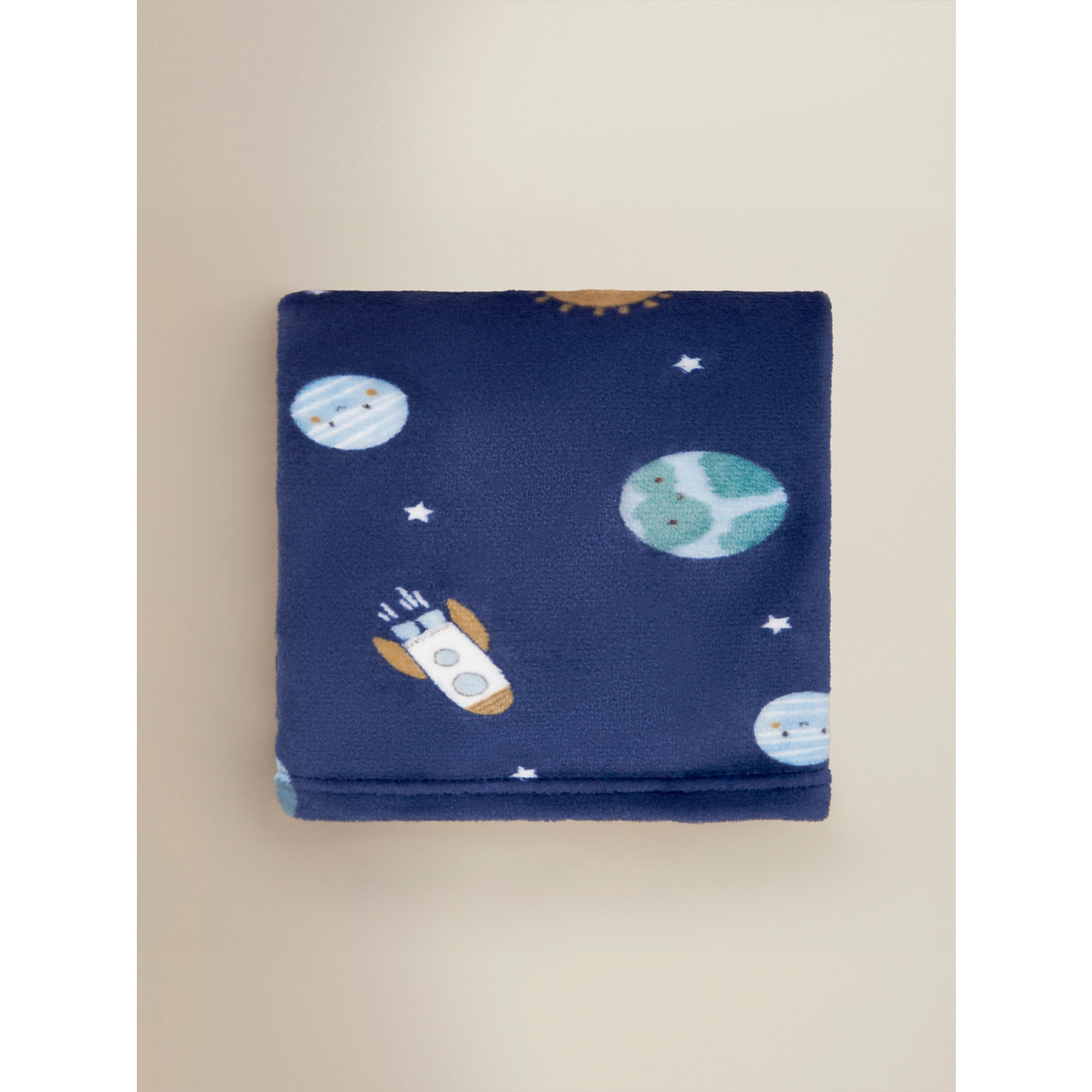 George Blue Space Fleece Blanket - 70Cm X 100Cm