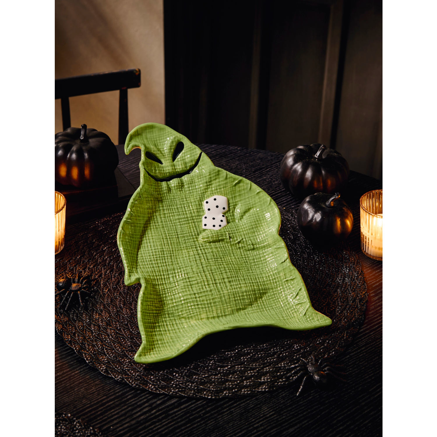 George Green Nightmare Before Christmas Halloween Oogie Plate