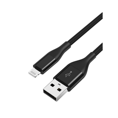 George Asda Tech MFi Certified USB-A to Lightning Charger Cable - Black