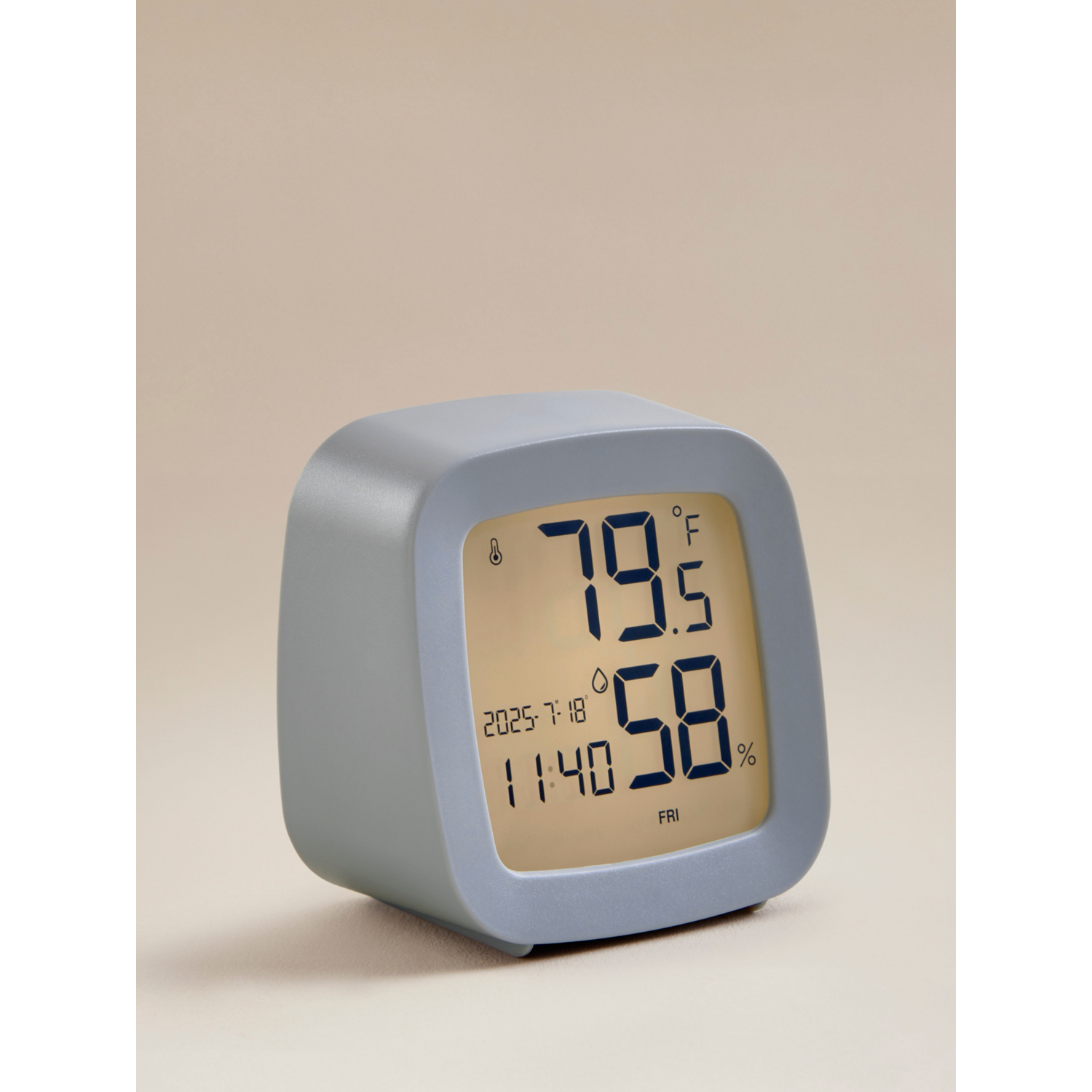 George Grey Square Digital Alarm Clock