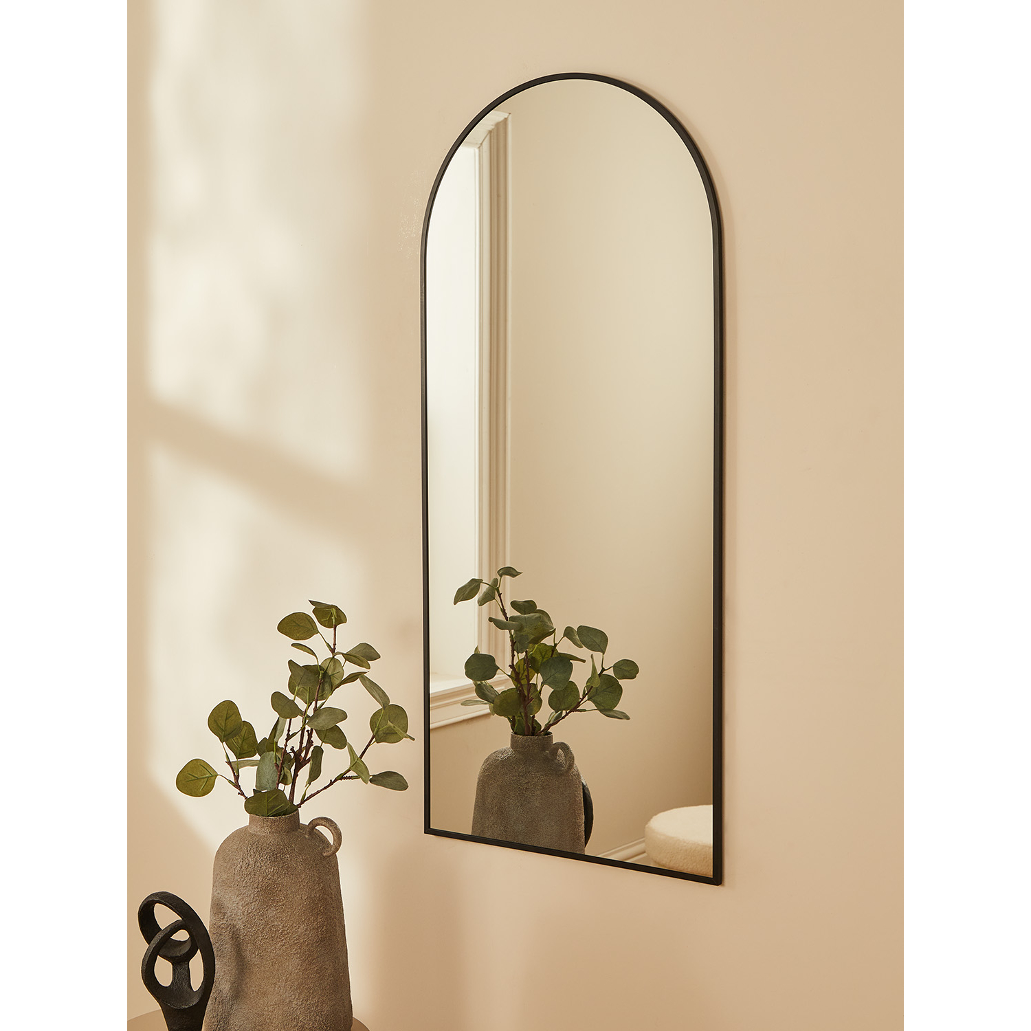 George Black Thin Arch Mirror