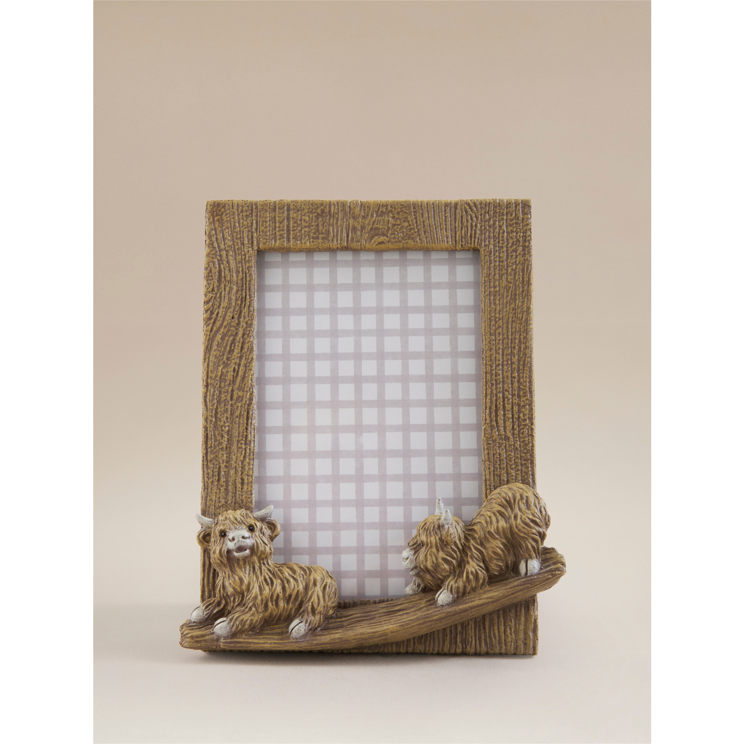 George Brown Highland Cow Frame