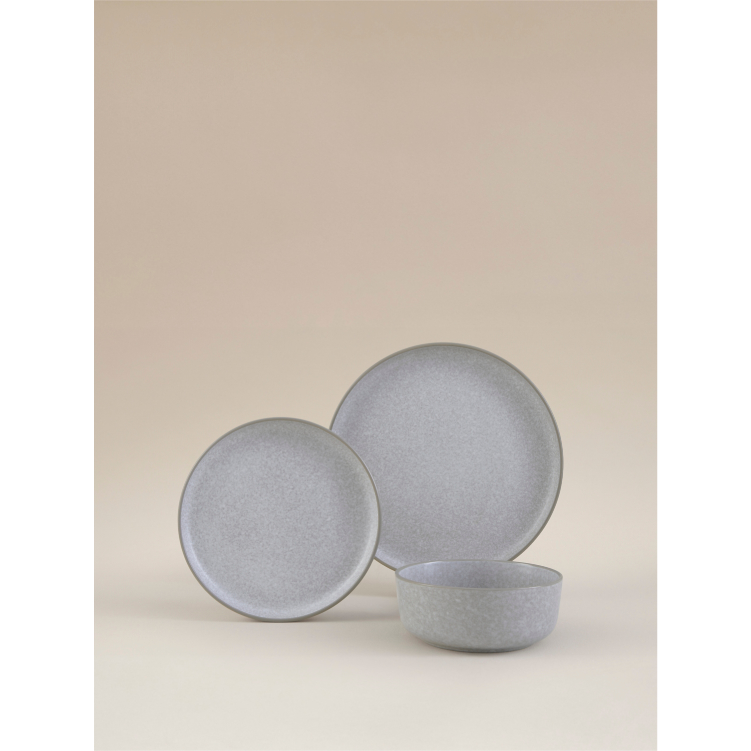George Grey Concrete Dinner Set - 24 Piece