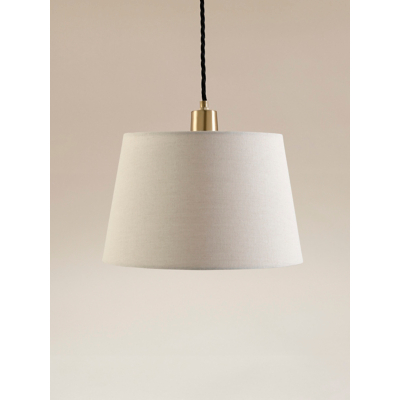 George Natural Linen-Effect Chimney Shade - Natural