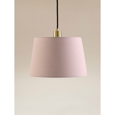 George Pink Linen-Effect Chimney Shade - Pink
