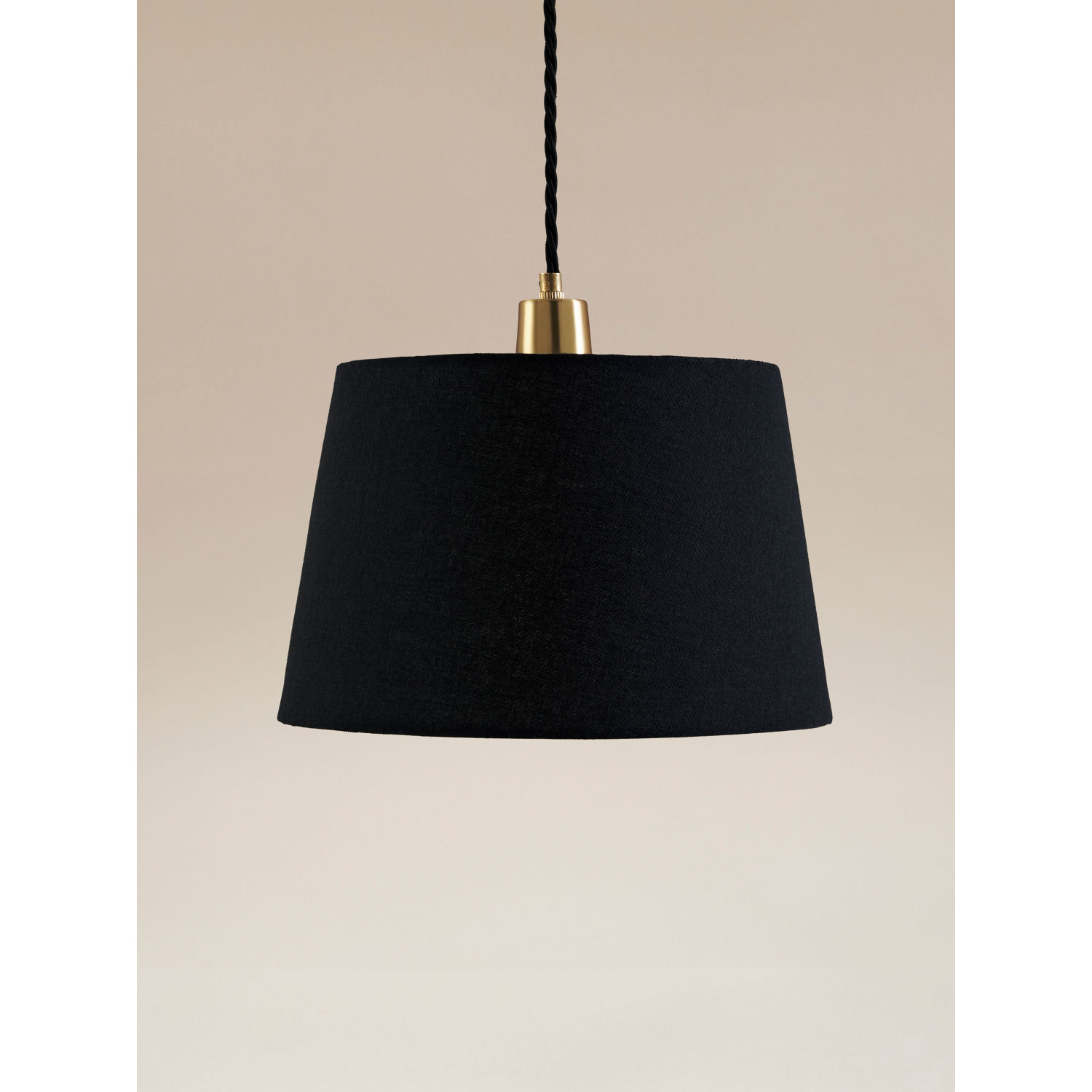 George Black Linen-Effect Chimney Shade