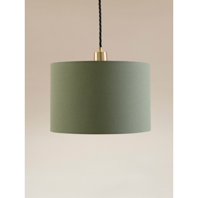 George Khaki Linen-Effect Cylinder Shade - Khaki