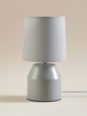 Light Grey Small Ceramic Table Lamp Home George at ASDA