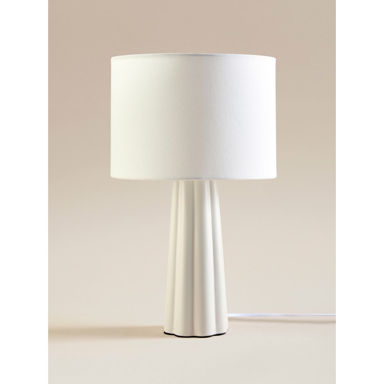 George Cream Large Ceramic Table Lamp