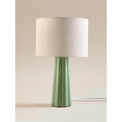 George Green Large Ceramic Table Lamp - Green