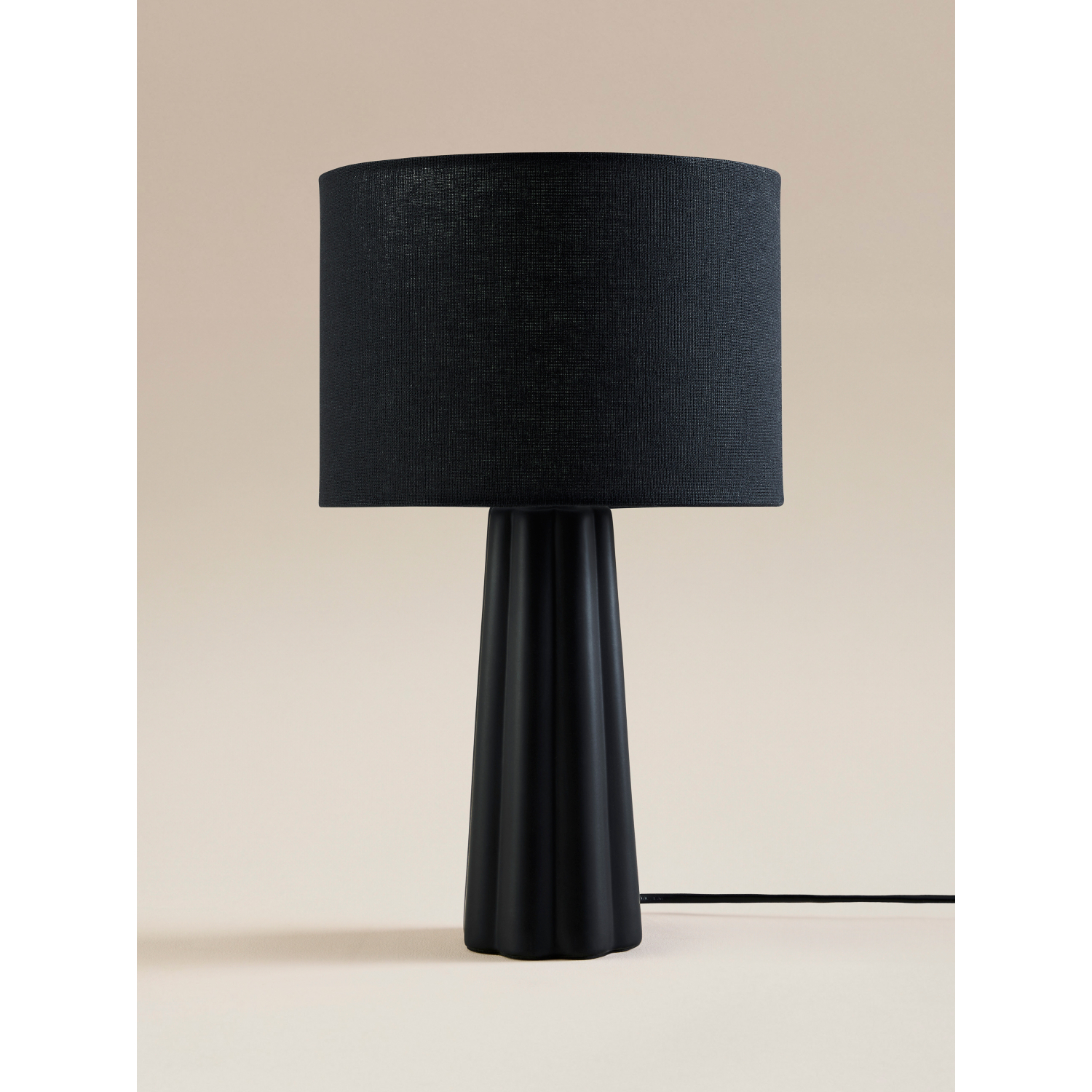 George Black Large Ceramic Table Lamp