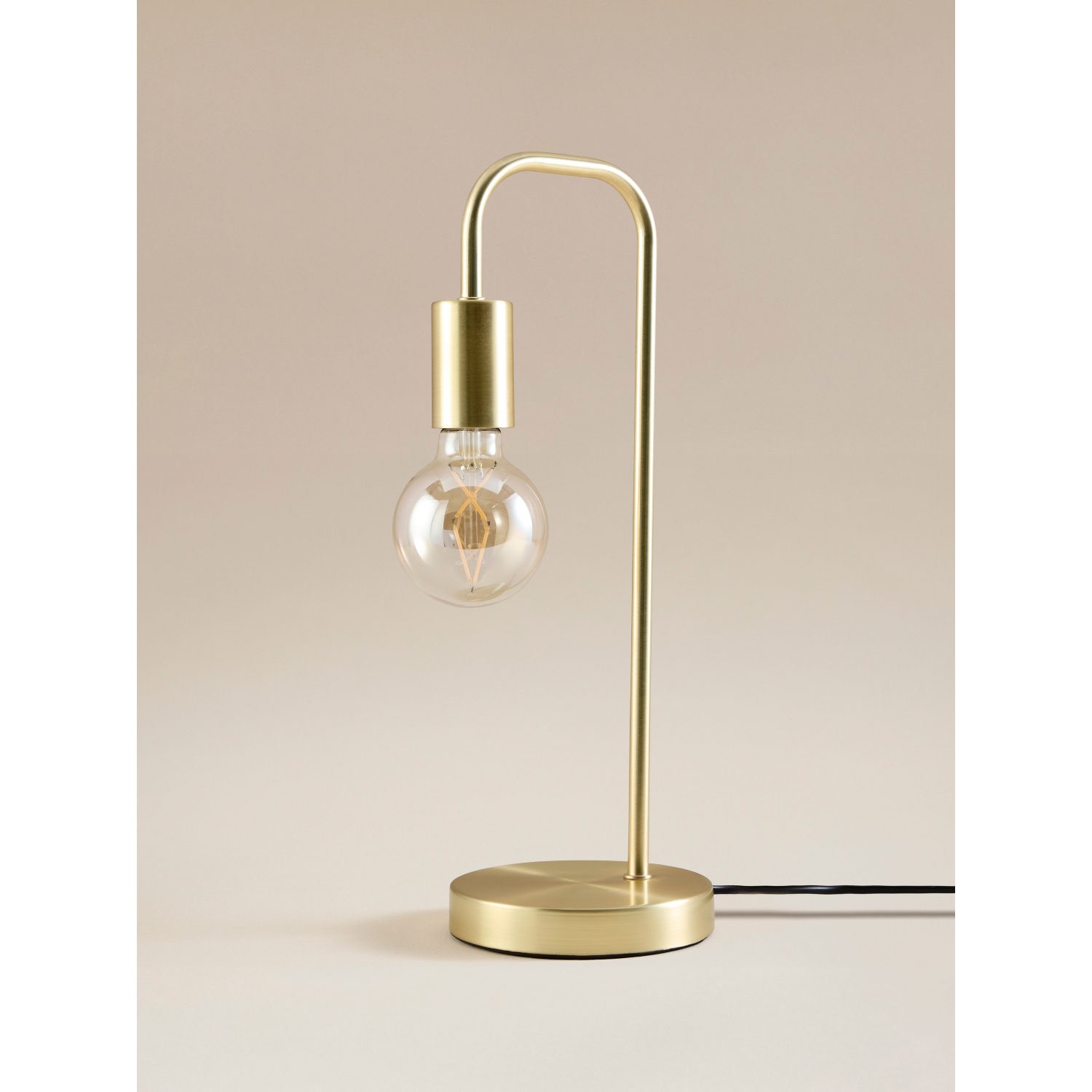 George Gold -Tone U-Shape Desk Lamp