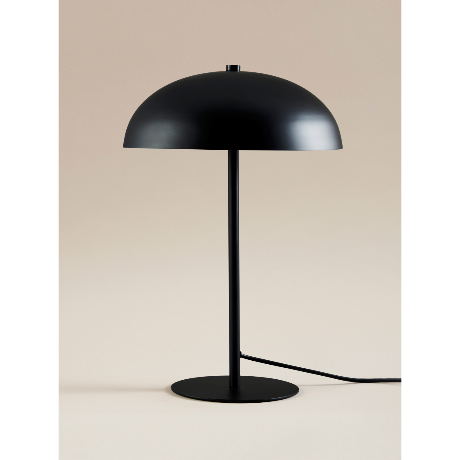 George Black Mushroom Stick Table Lamp