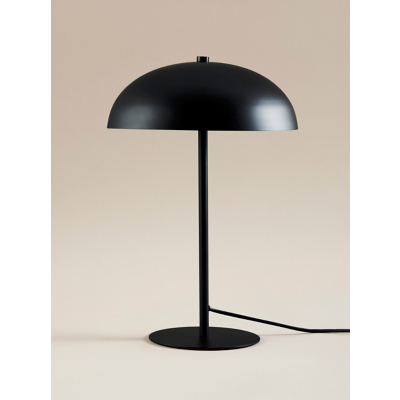 George Black Mushroom Stick Table Lamp - Black
