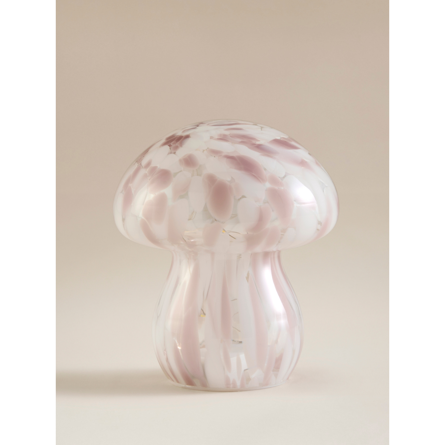 George Pink Mini Mushroom Confetti Table Lamp