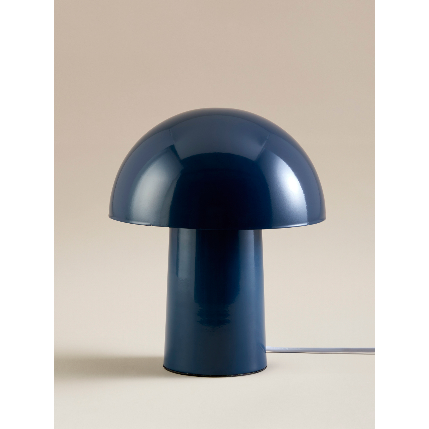 George Navy Mushroom Table Lamp