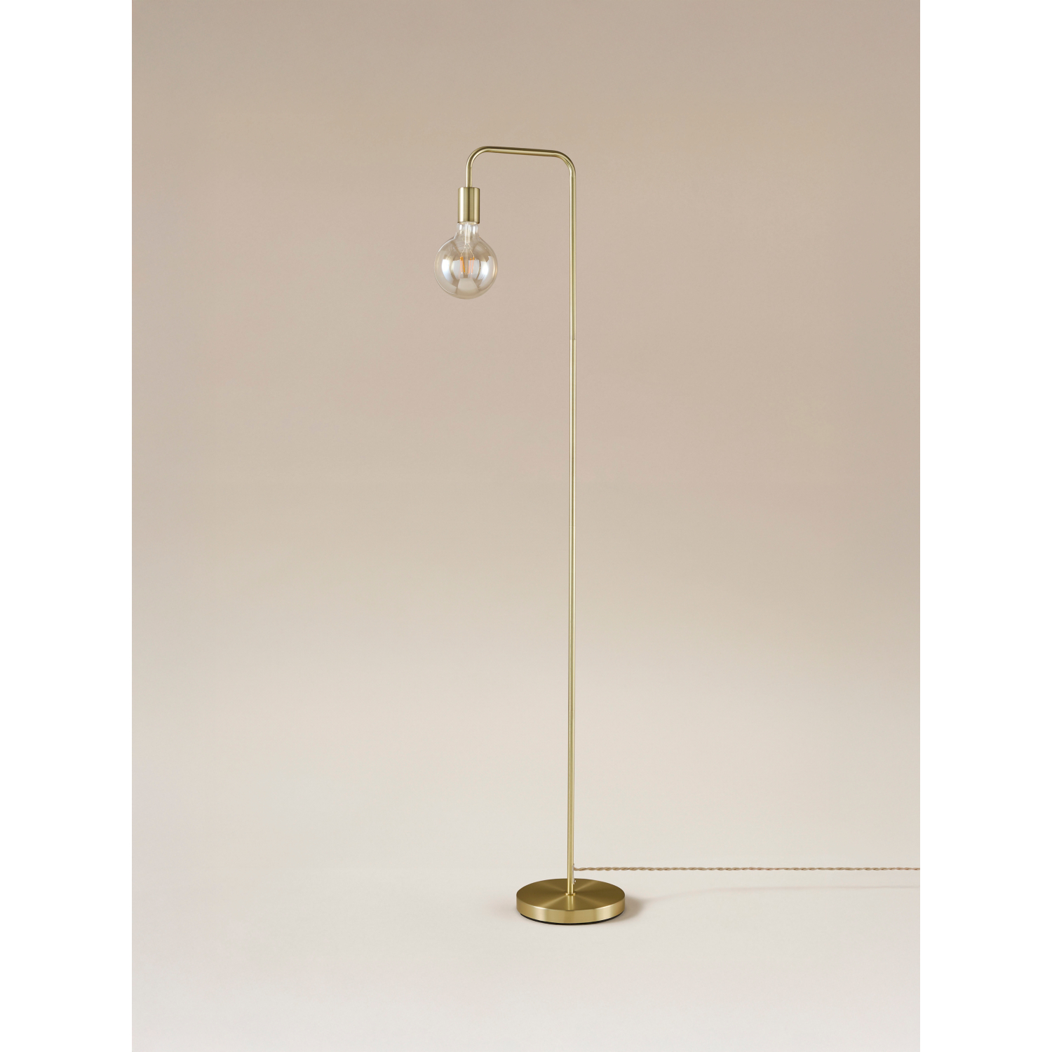 George Gold -Tone U-Shape Floor Lamp