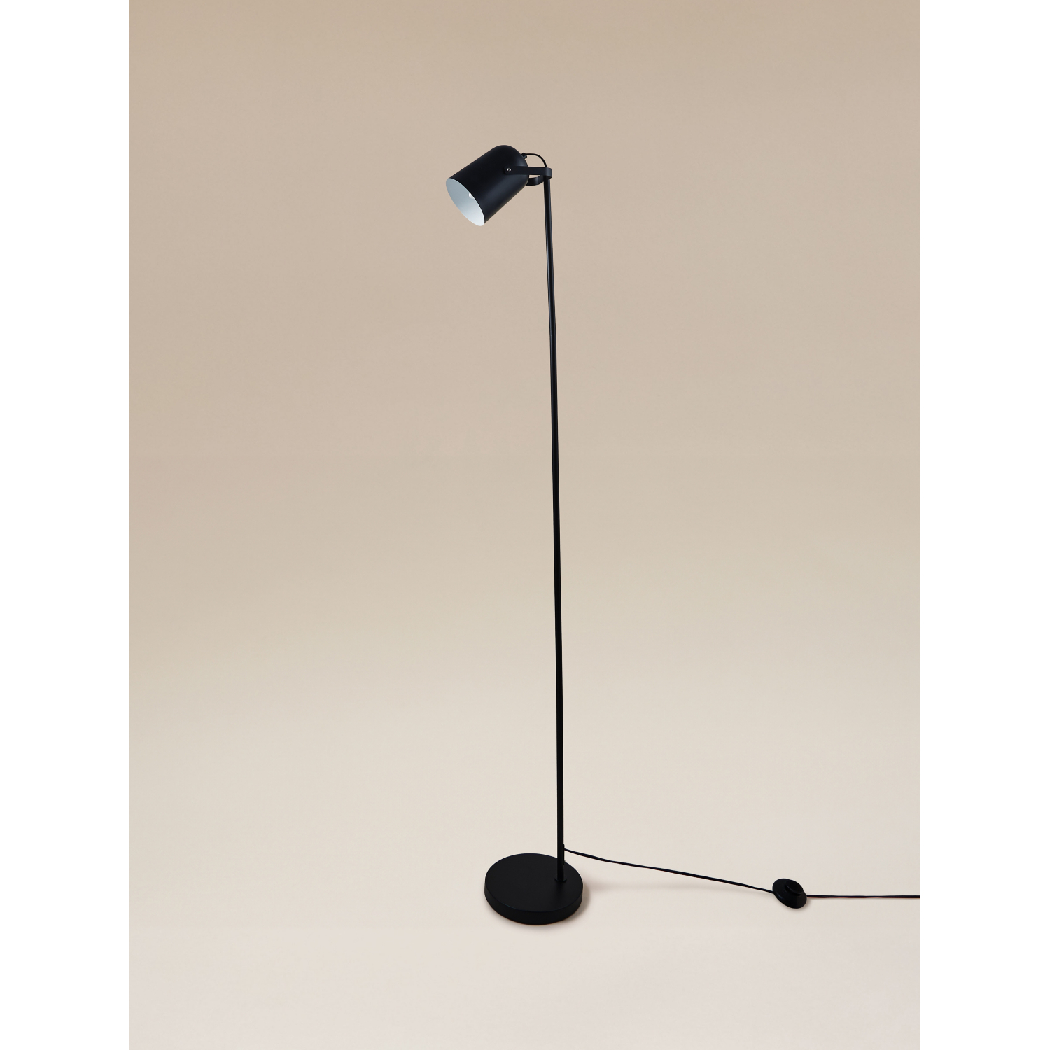 George Black Metal Floor Lamp