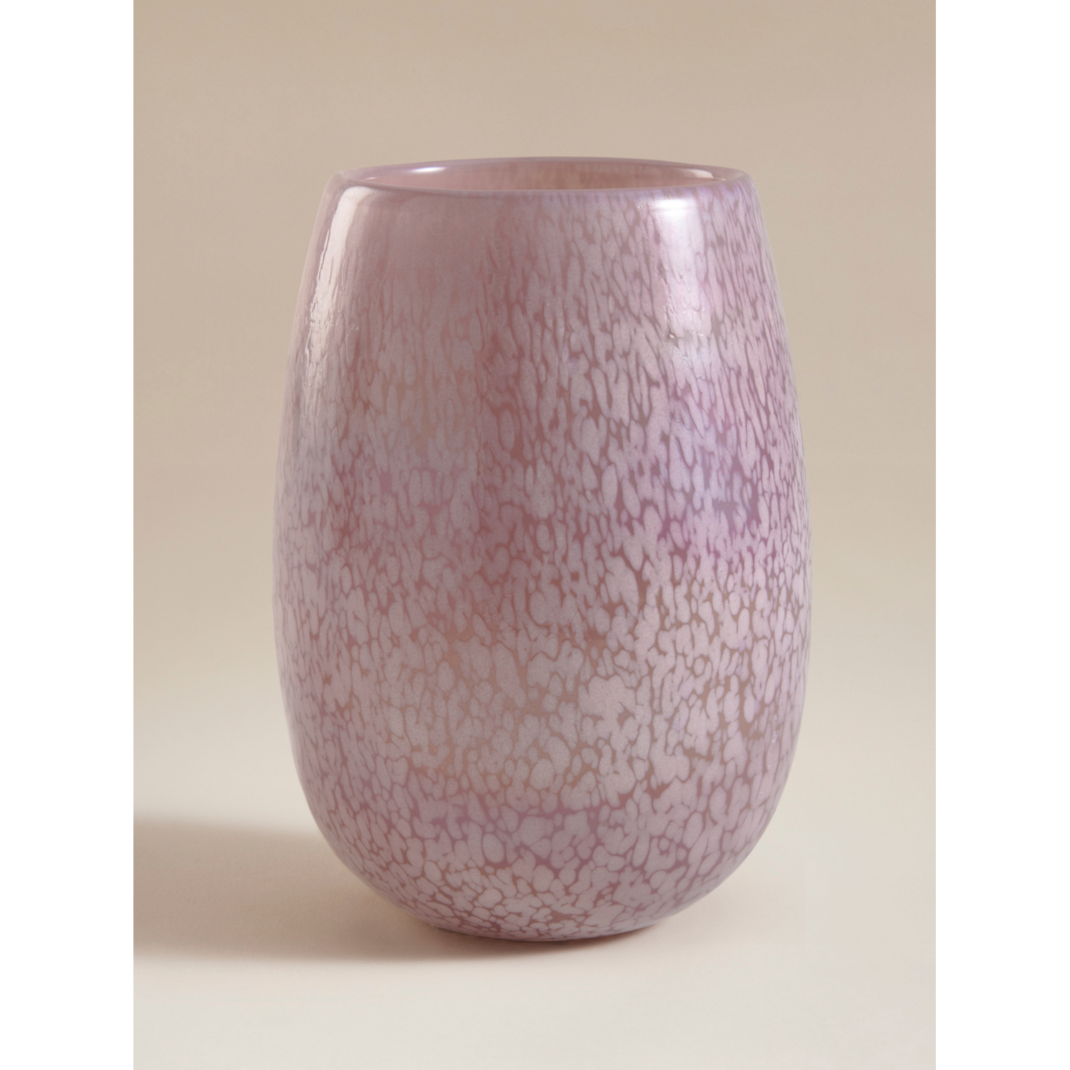 George Pink Confetti Glass Vase