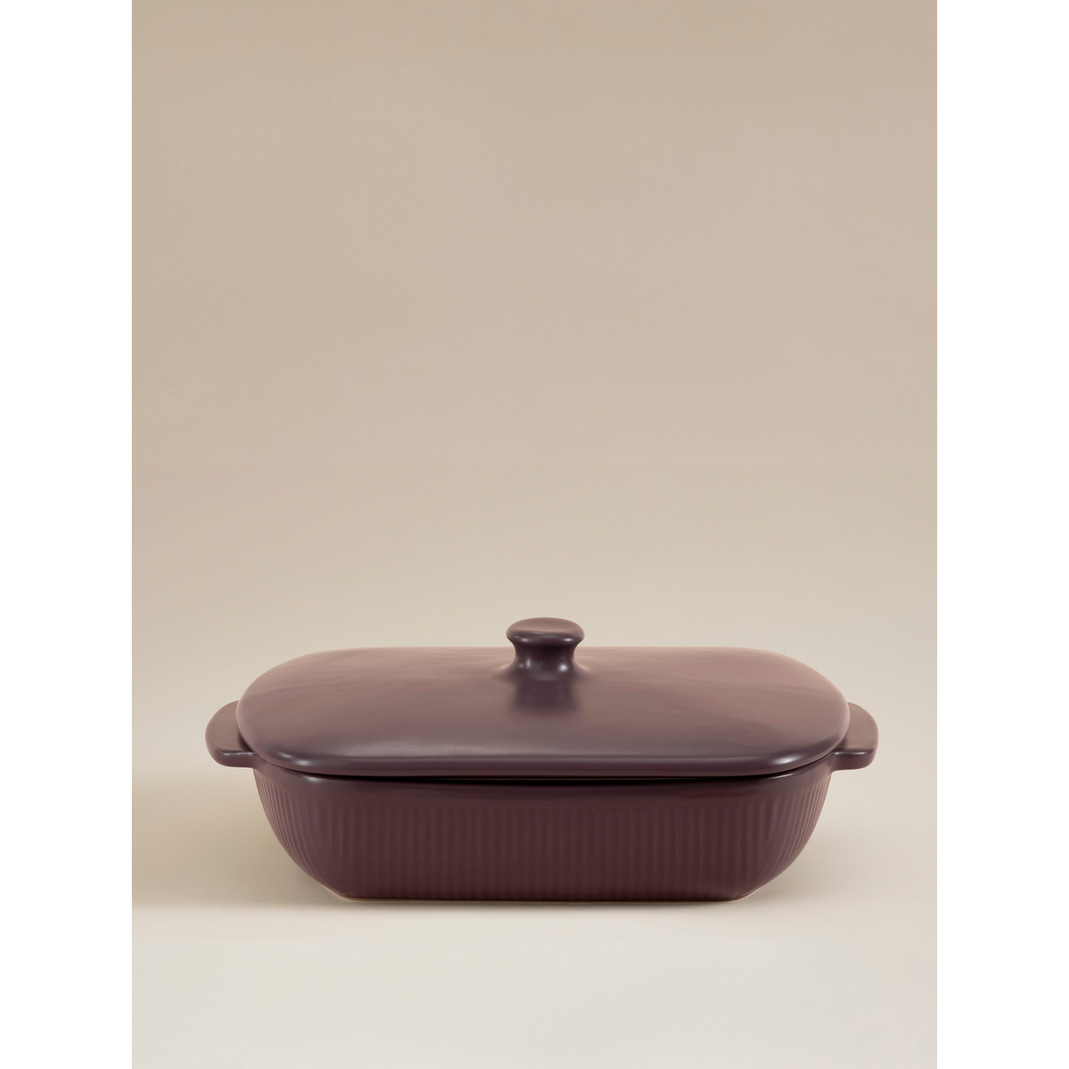George Aubergine Barbican Casserole Dish With Lid