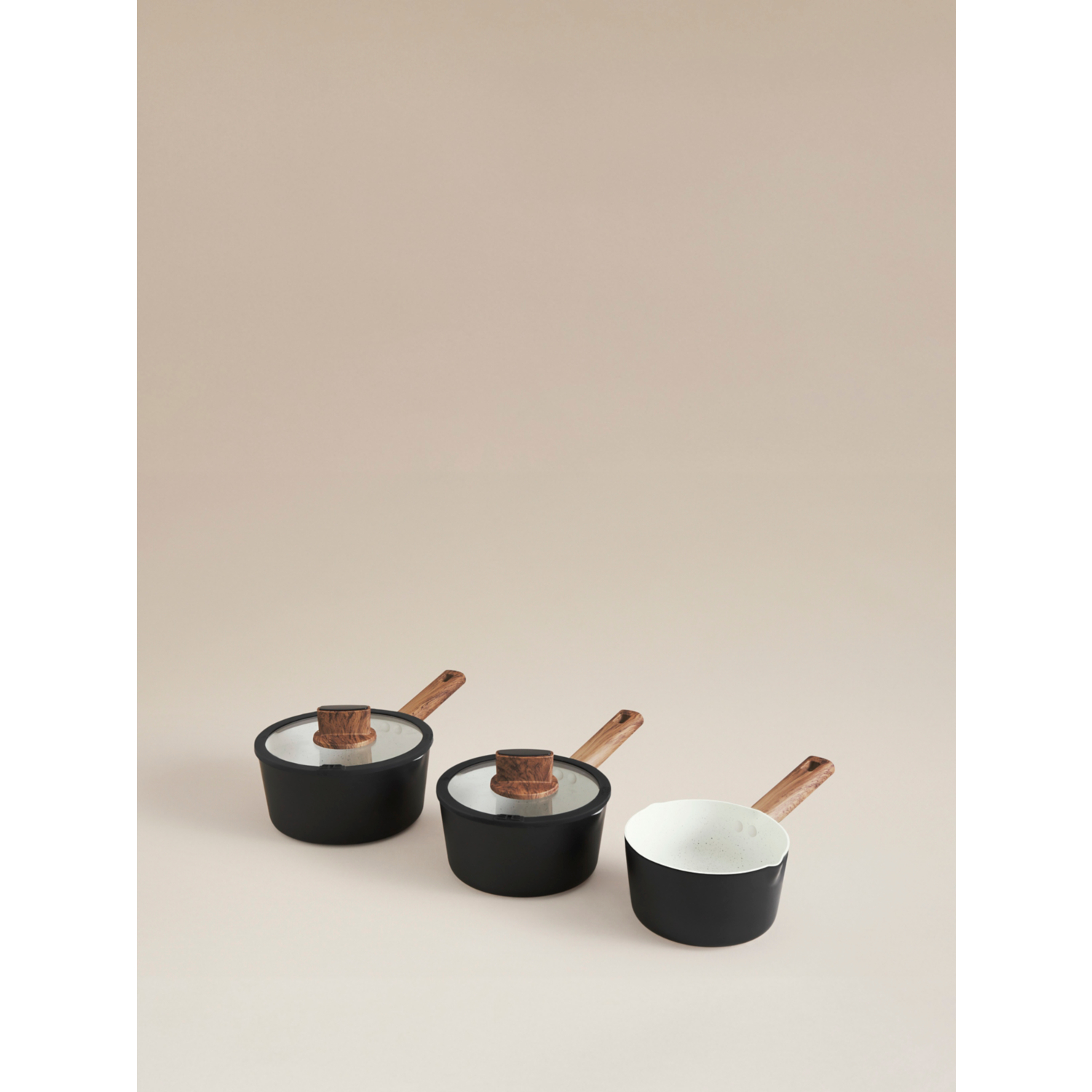 George Black Simplicity 3 Piece Saucepan Set