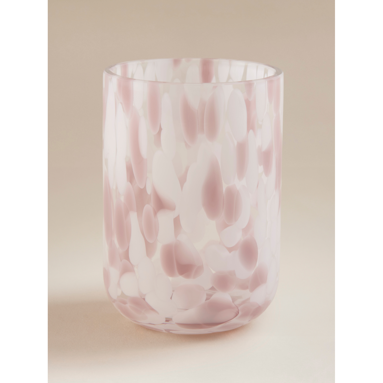 George Multi Confetti Hand Blown Glass Tumbler