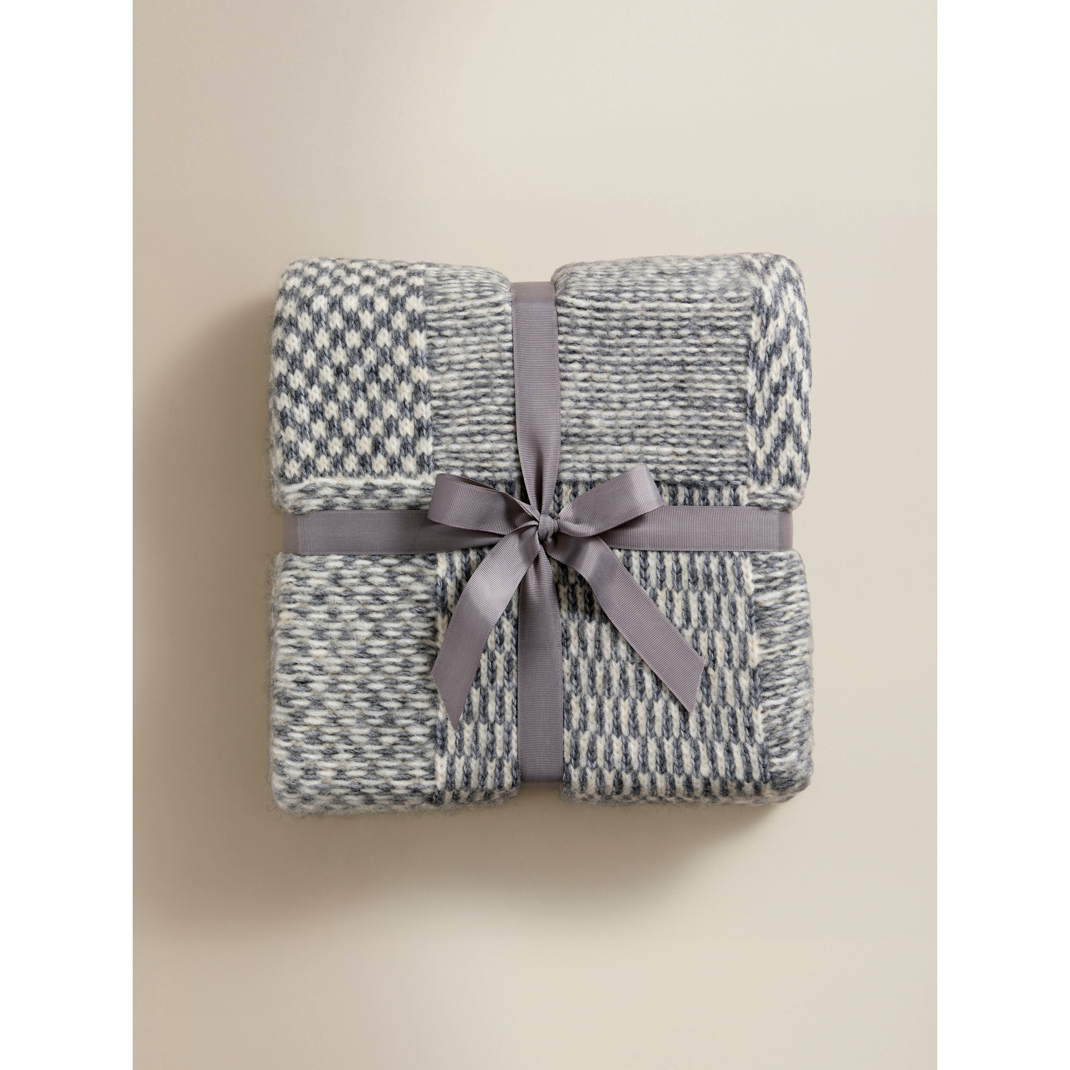 George Grey Herringbone Throw - 150 X 120Cm
