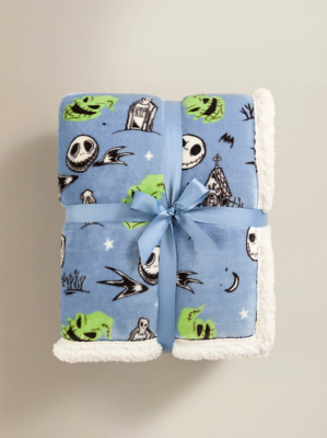 Disney Nightmare Before Christmas Sherpa Throw 150 x 120cm