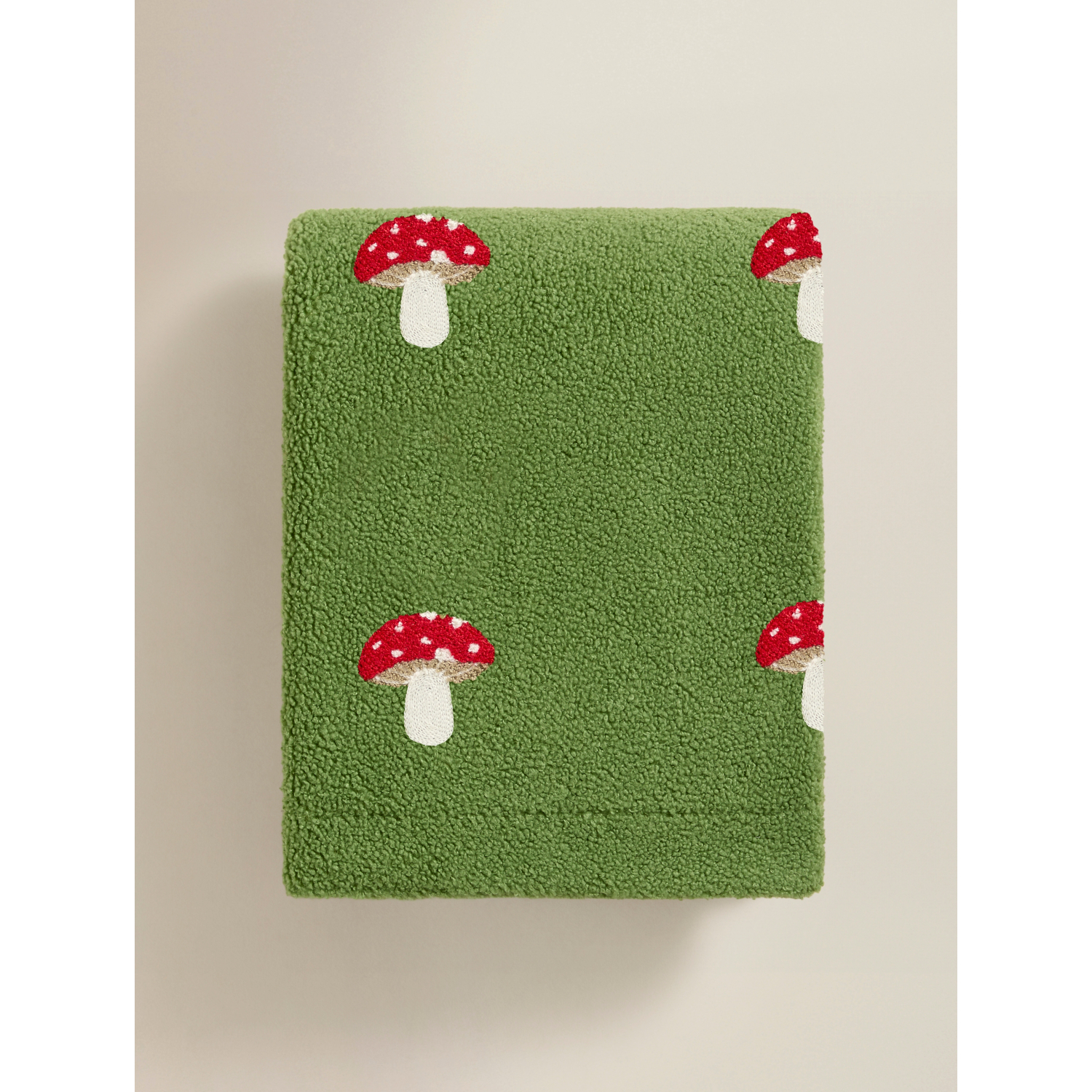 George Green Toadstool Boucle Throw - 150Cm X 120Cm