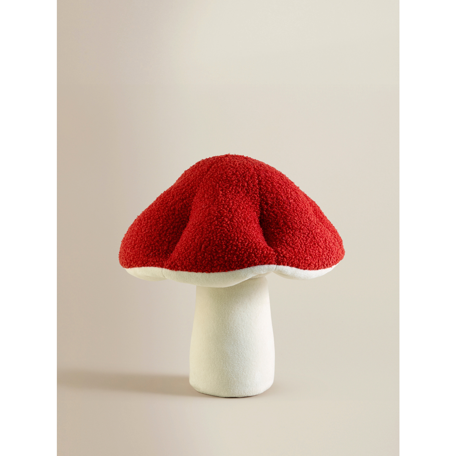 George Red Toadstool Shaped Cushion