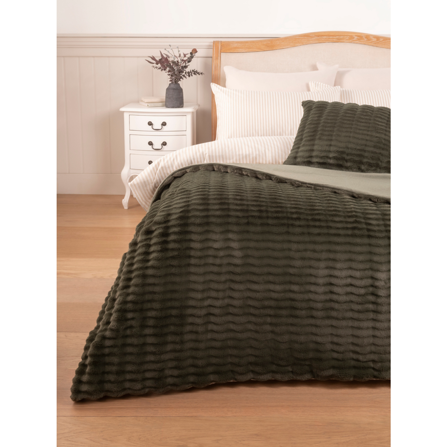 George Green Stacey Solomon Ribbed Faux Fur Throw