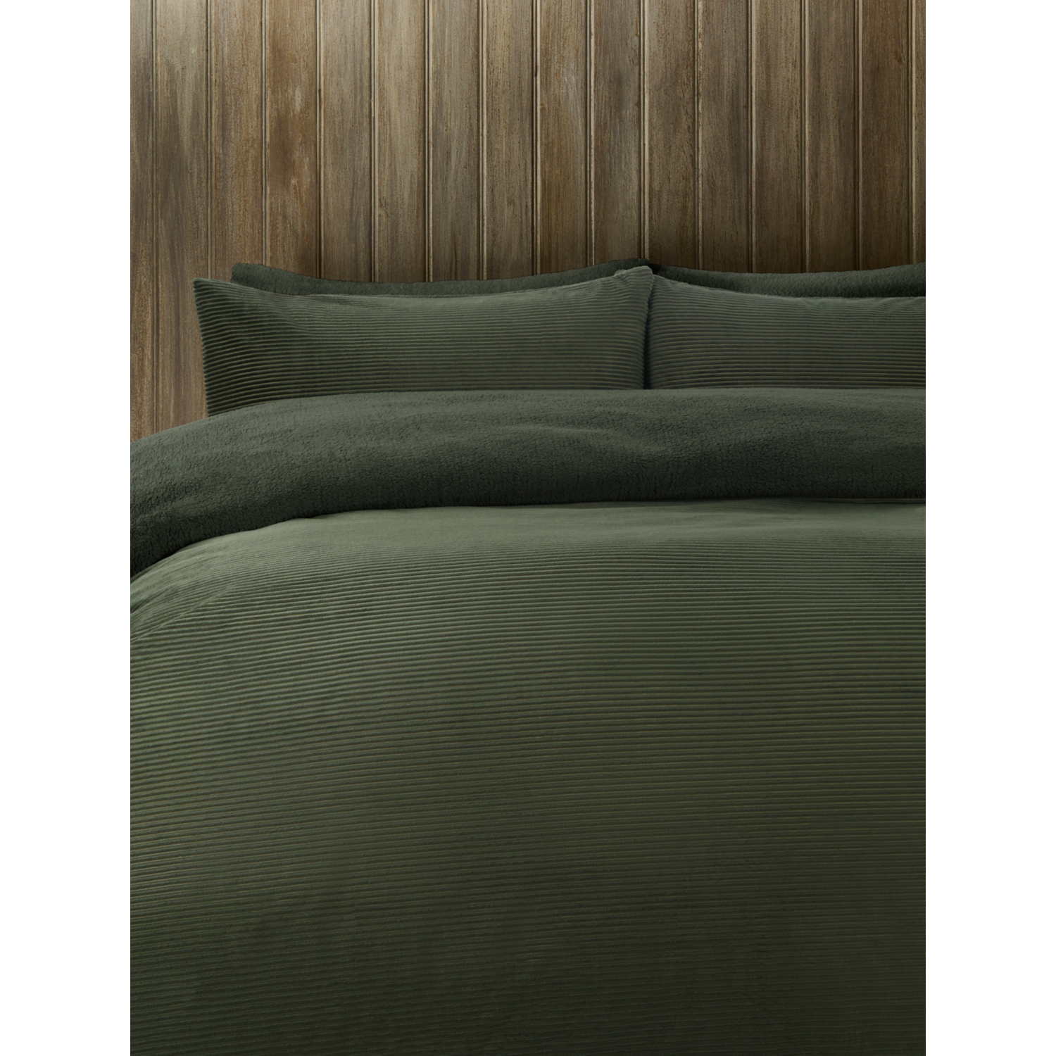 George Forest Green Corduroy Duvet Set